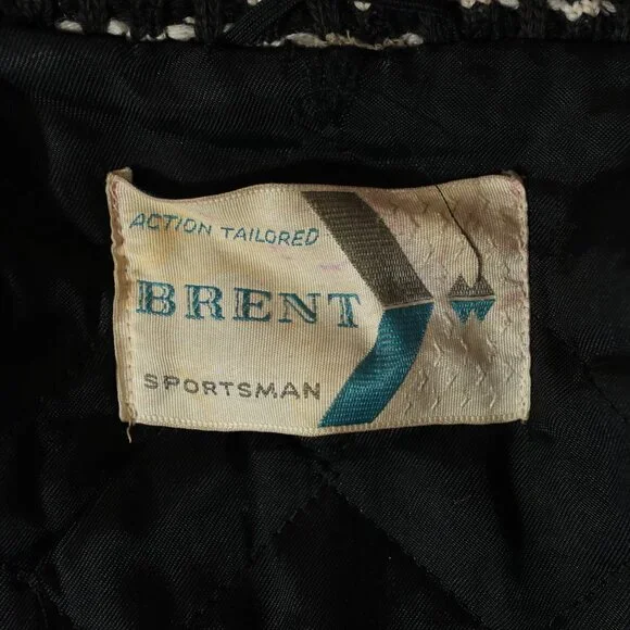 Vintage Brent 1950s/60s Quilted Linged Jacket (M/L)